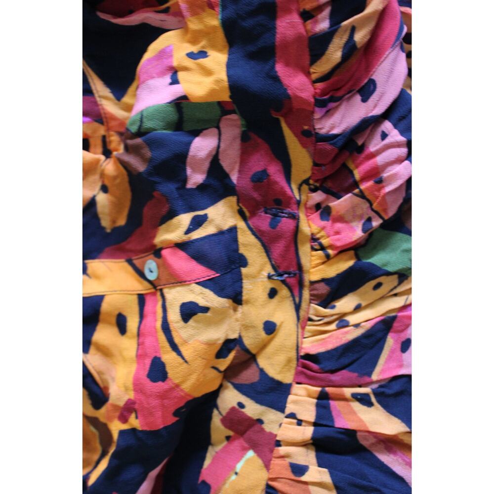 Farm Rio Banana Print Tiered Maxi Dress Size S MSRP $345 – NWOT - Picture 4 of 13